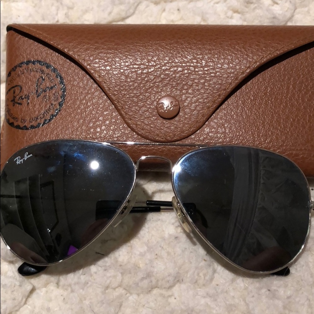 Ray ban Silver Aviators 58mm